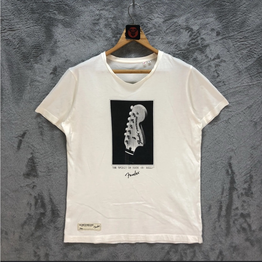 Fender × Japanese Brand × Rock Tees Fender - The Spirit Of Rock N Roll T Shirts